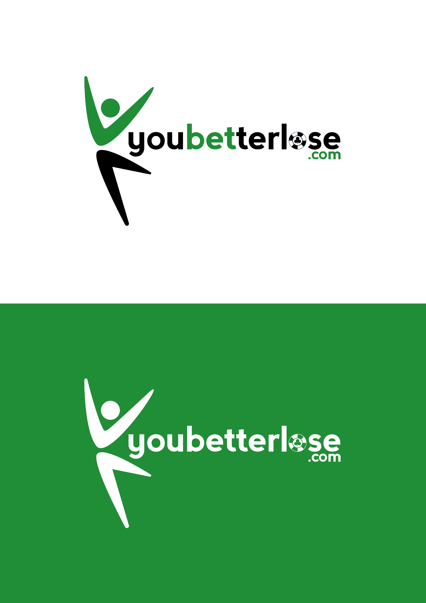 YouBetterLose logo sheet